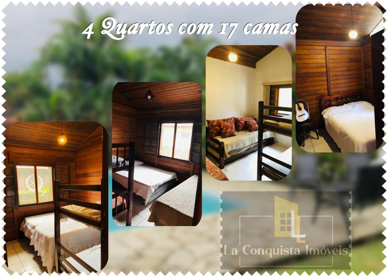 Casa c Piscina no Litoral Norte dentro do Condomínio Bertioga Exterior foto