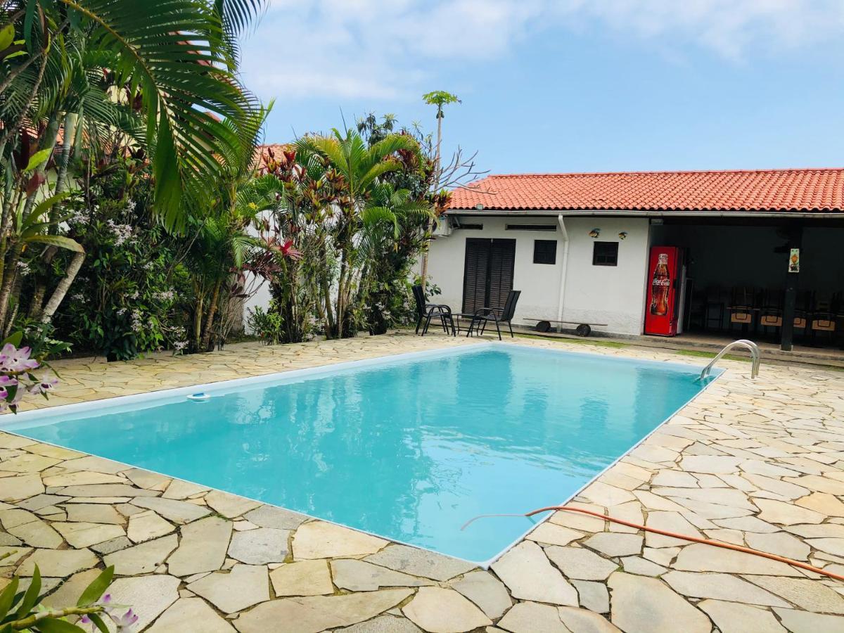 Casa c Piscina no Litoral Norte dentro do Condomínio Bertioga Exterior foto