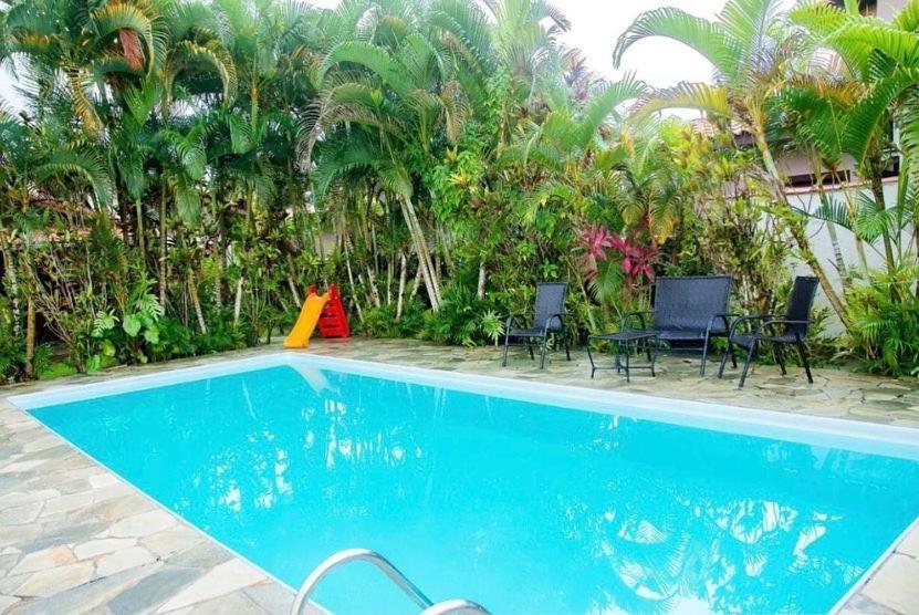 Casa c Piscina no Litoral Norte dentro do Condomínio Bertioga Exterior foto